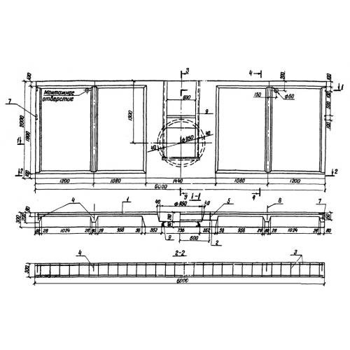 Блок оголовка ОП-8 Серия 3.820-6,вып.1/80