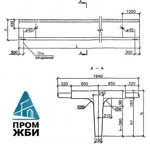 Балка Б1500.130.93-т28АШв-2с