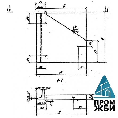 Стенка откосная СТ 7п.л.