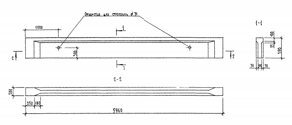 Балка БСП 6.1-9АIV Серия 1.462.1-10/93