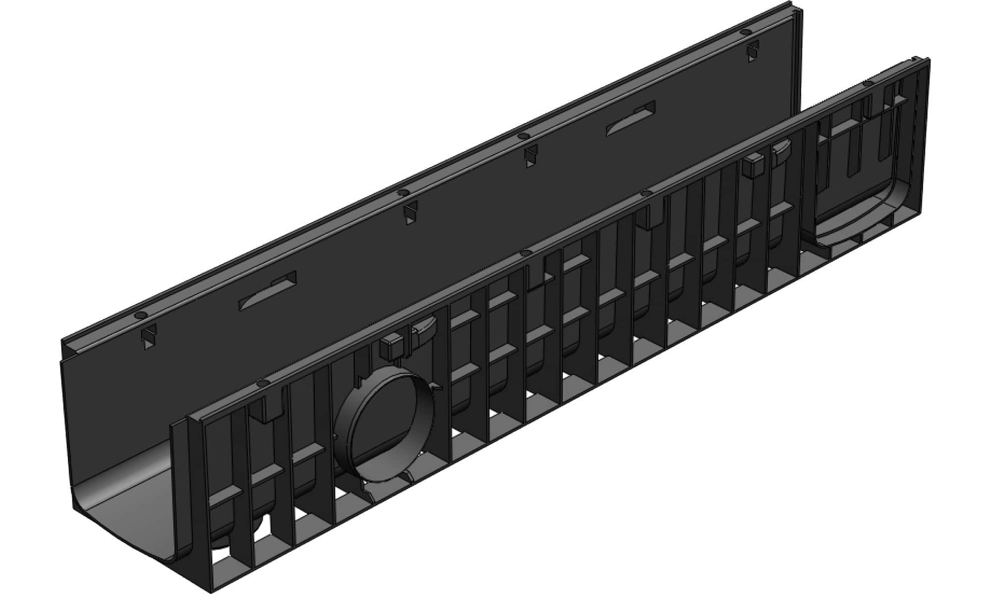 Лоток Gidrolica Standart Plus, h187 DN150 C250