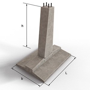 Фундамент Ф2,7х3,5-А Серия 3.407-144.1