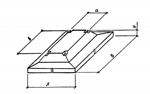 Фундаментная плита 2Ф5-20-34б Серия 0-221-84