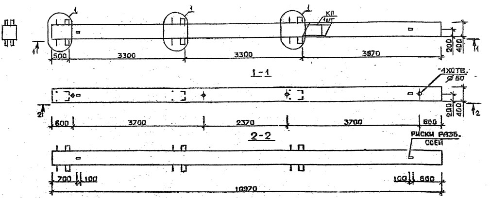 Колонна 1КБ 33.110-5 Серия 1.020.1-2с/89