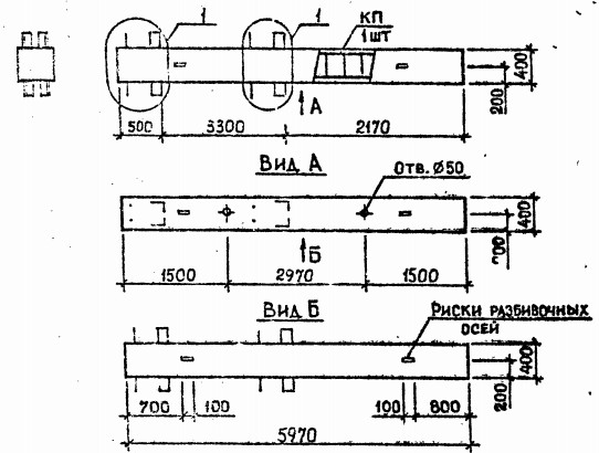 Колонна 1КБ 33.60-5-с Серия 1.020.1-2с/89