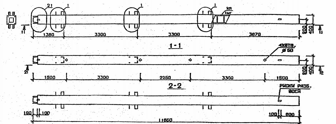 Колонна 1КН 33.119-6-с Серия 1.020.1-2с/89