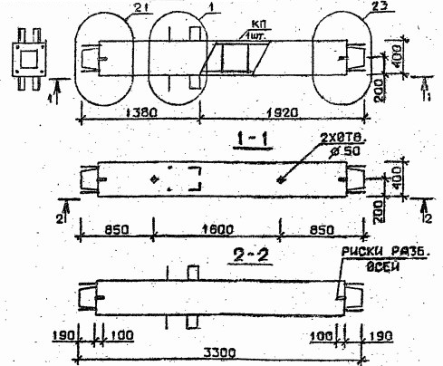 Колонна 1КС 33.33-7 Серия 1.020.1-2с/89