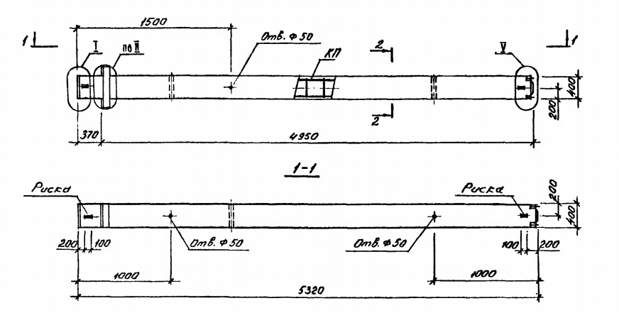 Колонна 1КВД 60-110 Серия 1.020.1-4