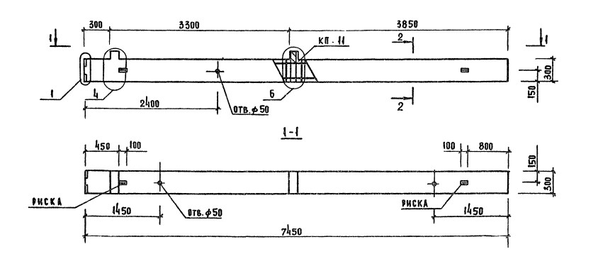 Колонна 2КО 3.33-10 Серия 1.020.1-7