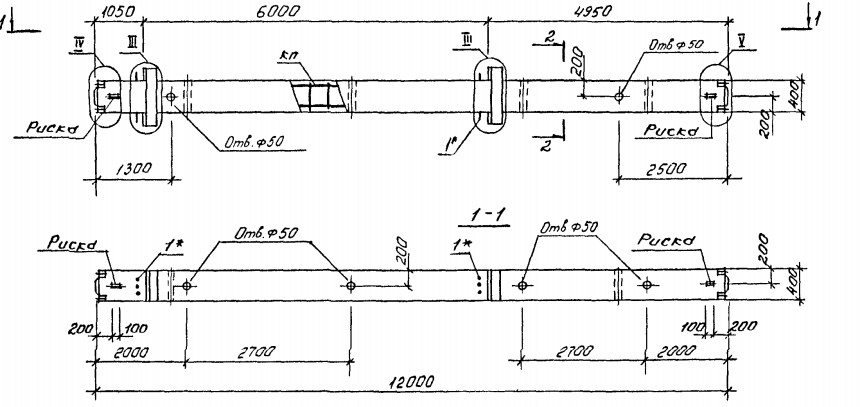 Колонна 2КСД 60-101 Серия 1.020.1-4