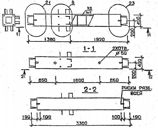 Колонна 3КС 33.33-9 Серия 1.020.1-2с/89