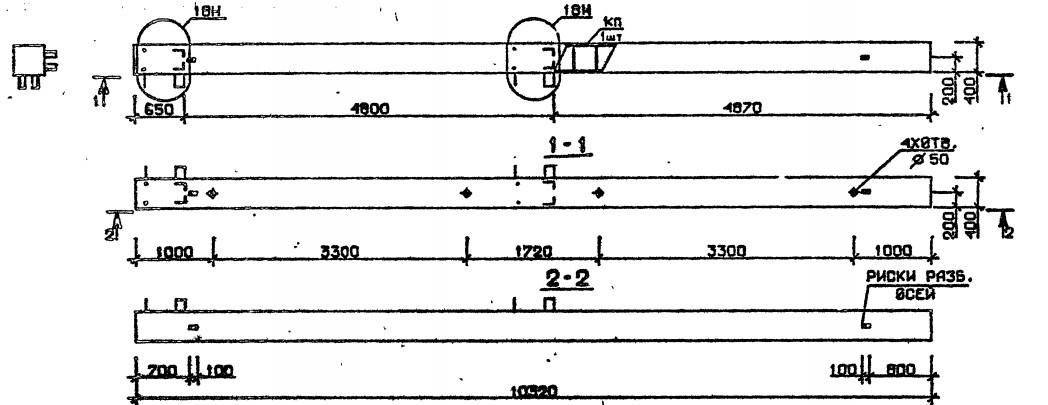 Колонна 5КБ 48.103-1-сн Серия 1.020.1-2с/89