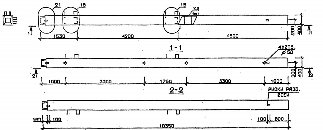 Колонна 5КН 42.104-11 Серия 1.020.1-2с/89