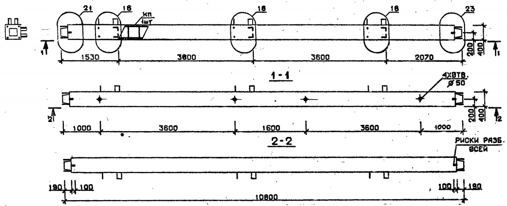 Колонна 5КС 36.108-4 Серия 1.020.1-2с/89