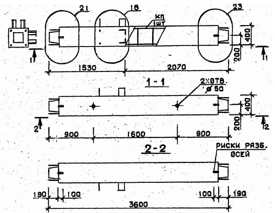 Колонна 5КС 36.36-3-с Серия 1.020.1-2с/89