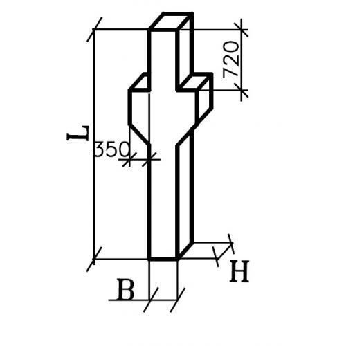 Колонна К12а-4-3 Серия 1.420-12