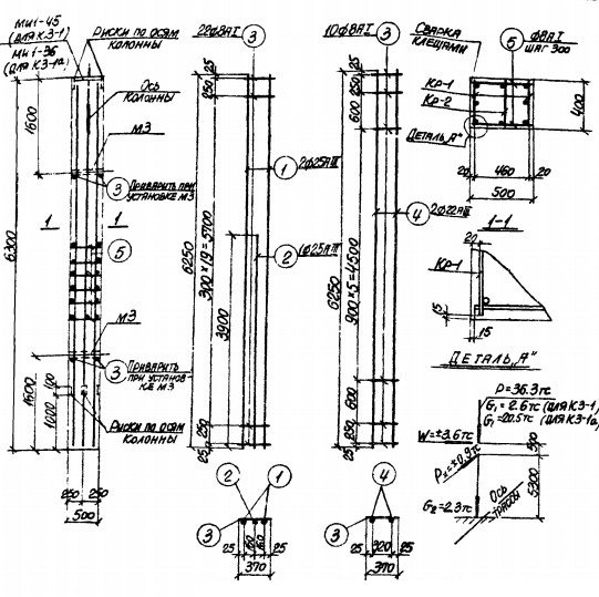 Колонна К3-2 Серия 3.015-3/77