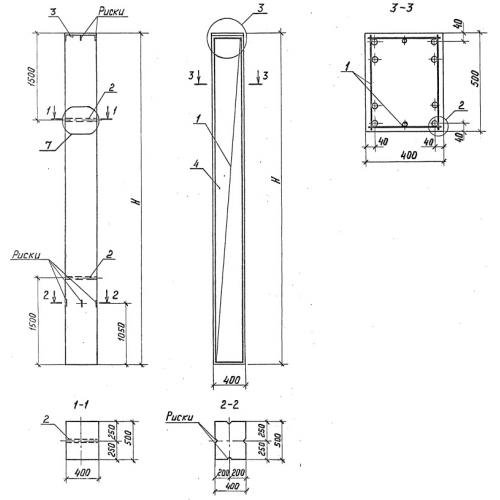 Колонна К 42-3 Серия 3.015-1/82