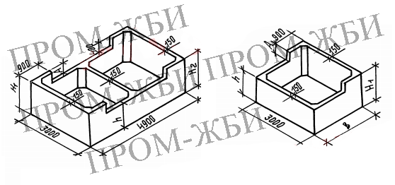 короб железобетонный