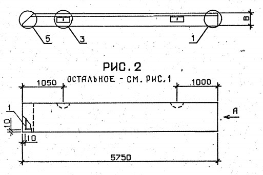 Панель 1ПС 57,5-6-4,0-8-Л-1 Серия 1.030.1-1