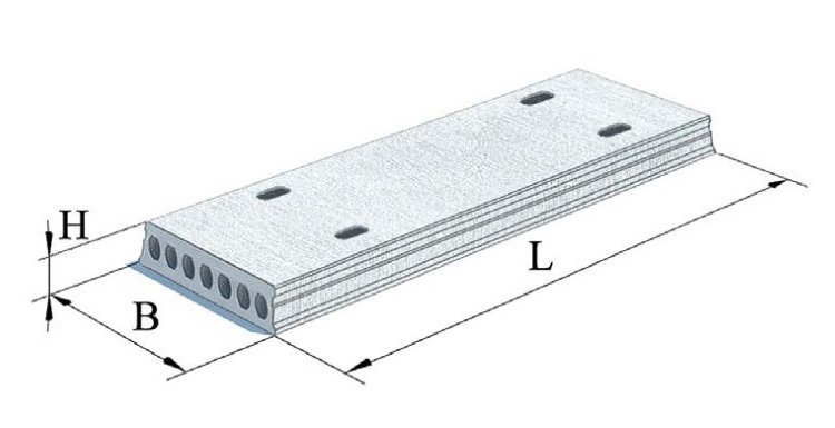Плита перекрытия безопалубочная ПБ 98-15-8 ГОСТ 9561-91