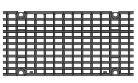 Решетка чугунная ячеистая BGF-Z/BGU-Z , DN150, E600