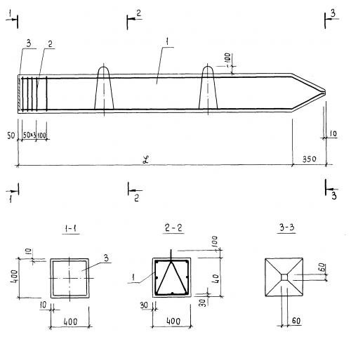 Свая С 13-40 ТК4 Серия 3.015-5/86